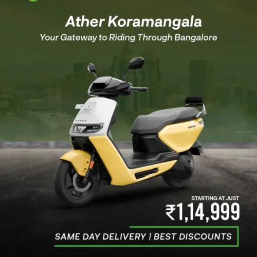 Ride Through Bangalore with Ather - Creative